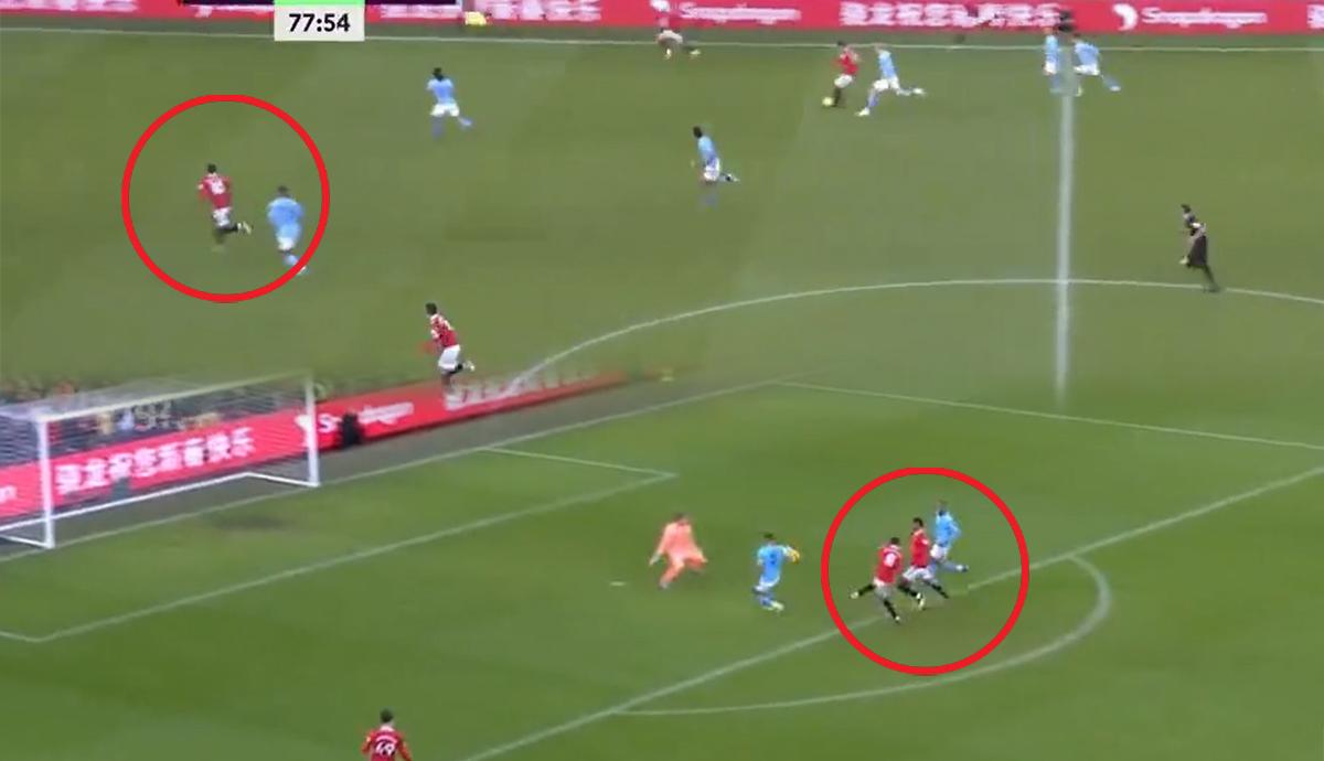 El polémico gol del Manchester United que hizo arder al City en el clásico: ¿era fuera de juego de Rashford?