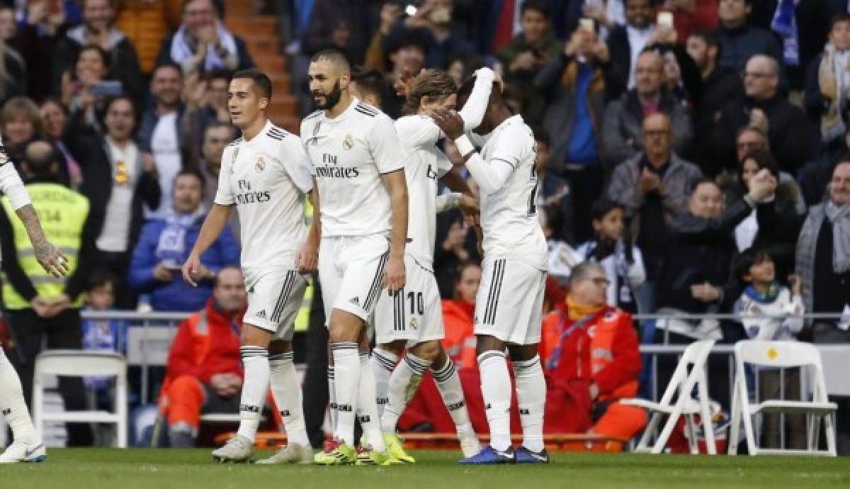 Vinicius se ganó el cariño del Bernabéu celebrando un gol que no fue suyo