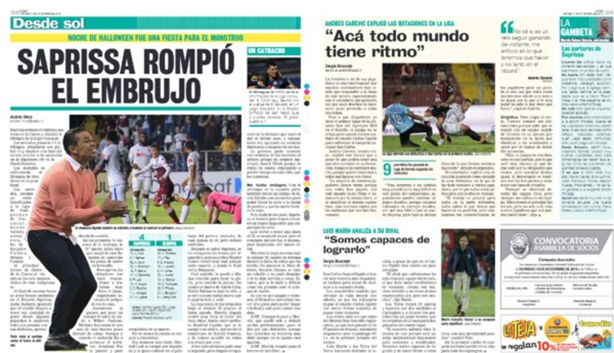 ¡Terrorífica! Prensa de Costa Rica y El Salvador destrozan al Olimpia y Alianza