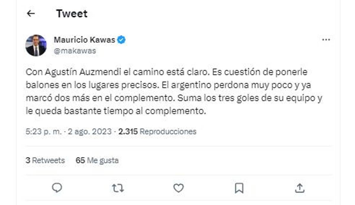 Auzmendi enloquece las redes: Así hablaron periodistas y aficionados del hattrick del atacante de Motagua