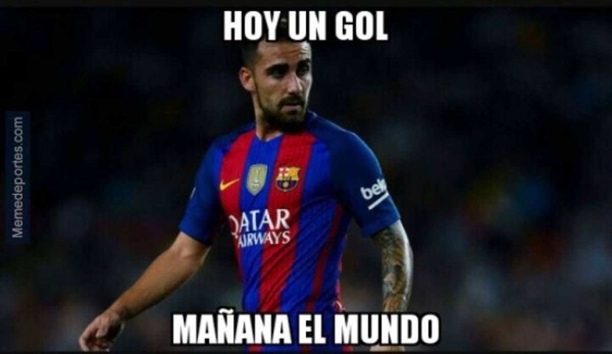 ¡Paco Alcácer, protagonista de crueles memes por su gol!