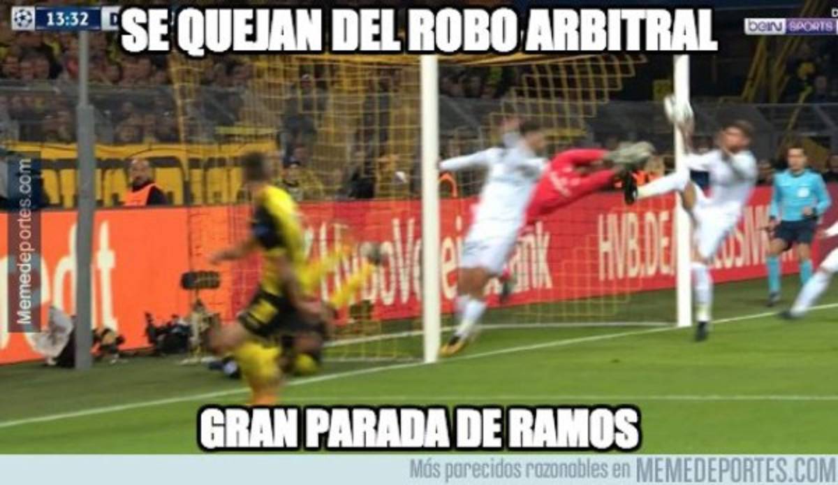 Los memes no perdonan a Ramos y CR7 en el triunfo del Real Madrid ante el Dortmund