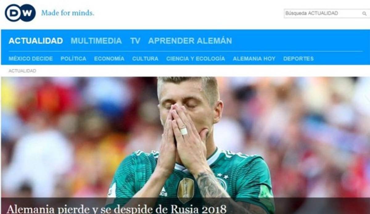 Fiasco y vergüenza: Así reaccionó la prensa alemana tras la histórica eliminación del Mundial