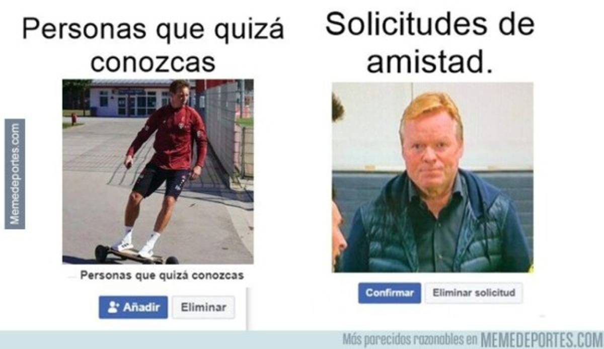 Barcelona pierde ante el Rayo Vallecano y los memes revientan a Depay, Piqué y Koeman