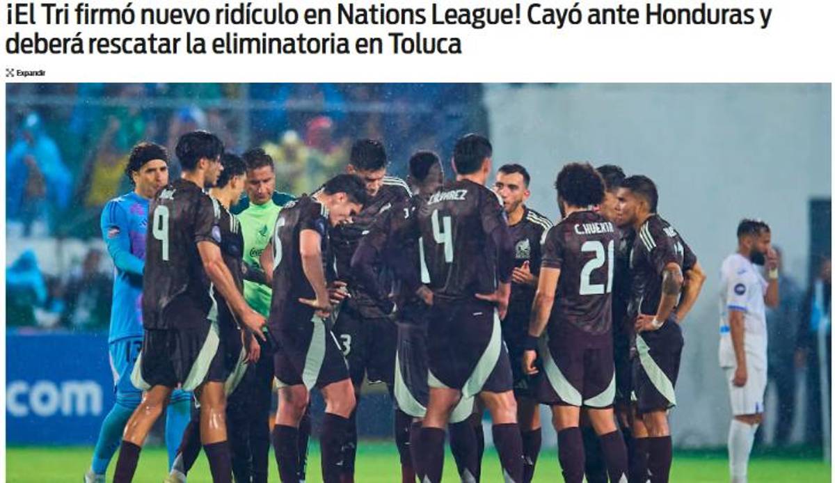 Prensa de México tras derrota y agresión a Javier Aguirre: “Perdimos, pero a Honduras hay que descalificarla”