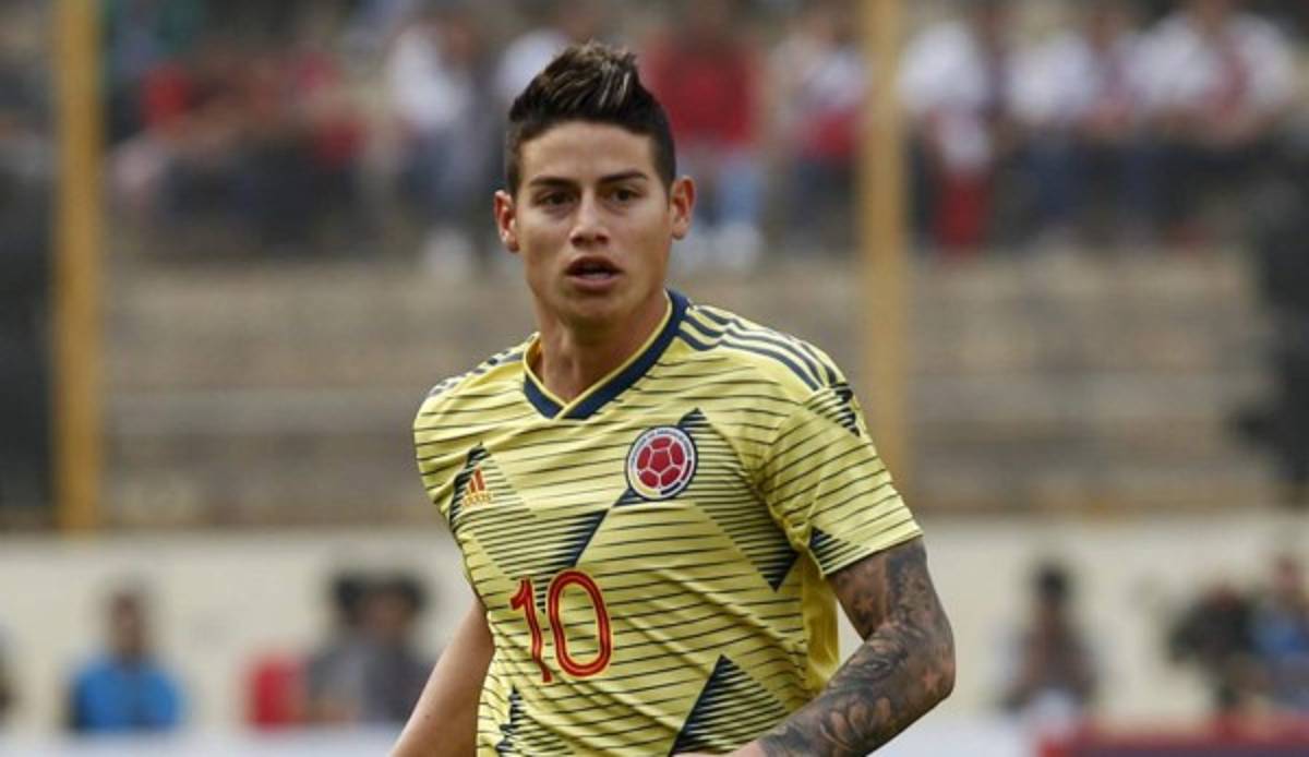 Con James Rodríguez inspirado: La alineación titular de Colombia para enfrentar a Venezuela en las eliminatorias