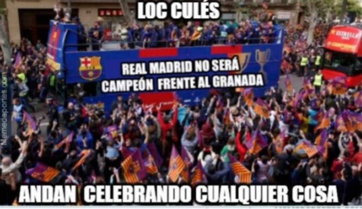 Los crueles memes del virtual título del Real Madrid en LaLiga donde no perdonan al Barcelona