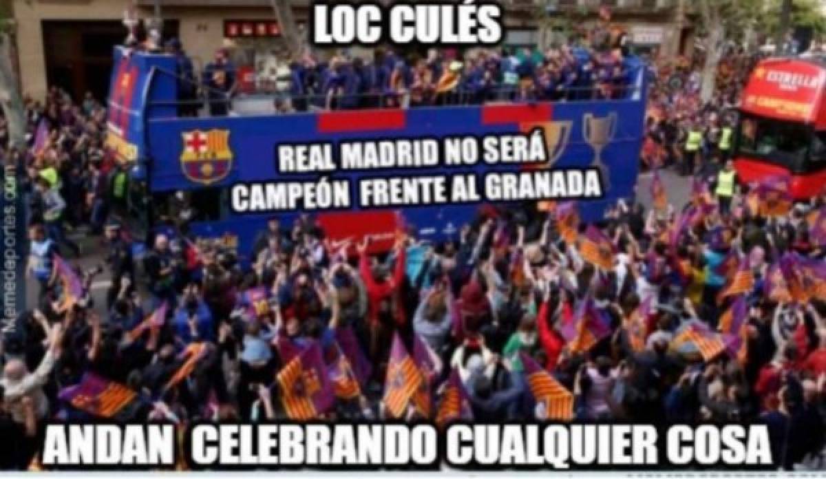 Los crueles memes del virtual título del Real Madrid en LaLiga donde no perdonan al Barcelona