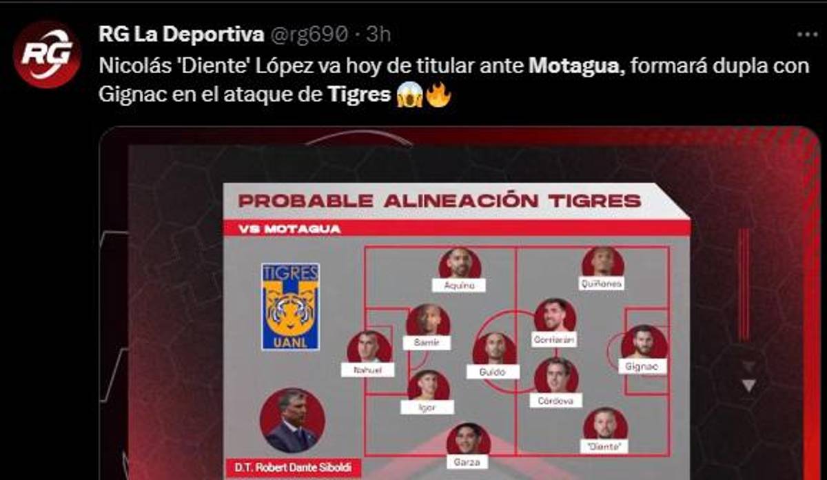 “Le vamos a meter tres al Motagua”, “Tigres va a resurgir”: Prensa mexicana ve de menos a las “Águilas” en El Volcán