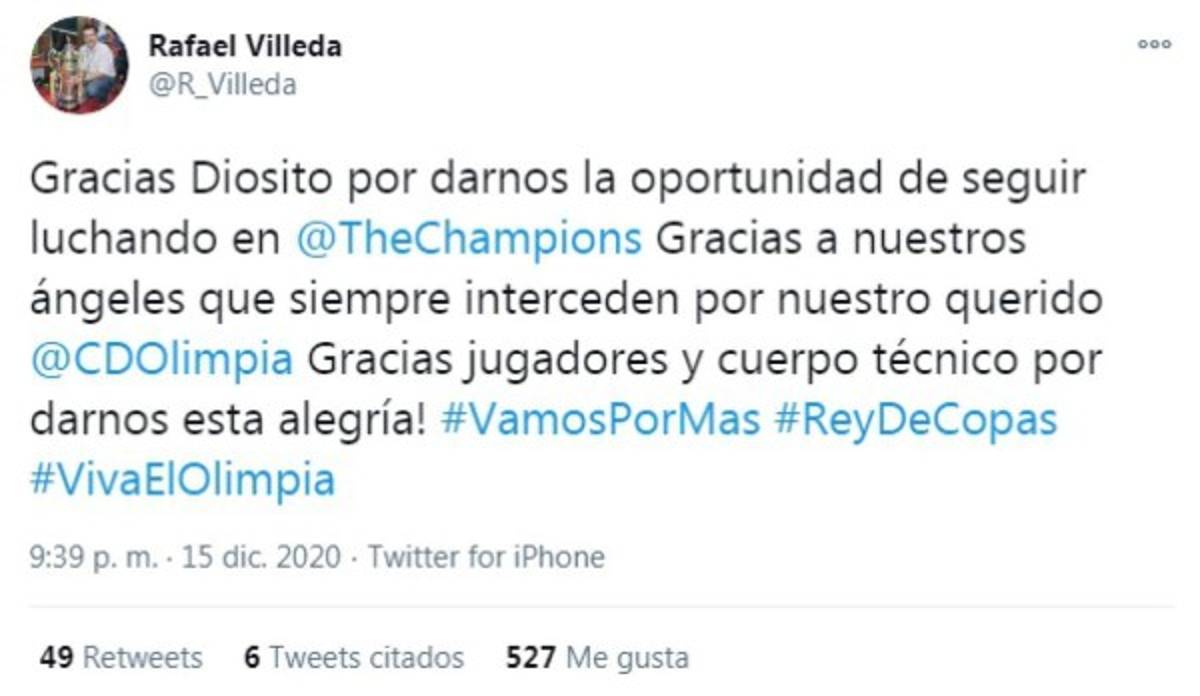 Lo que dijeron los periodistas hondureños y extranjeros sobre el pase de Olimpia a semifinales