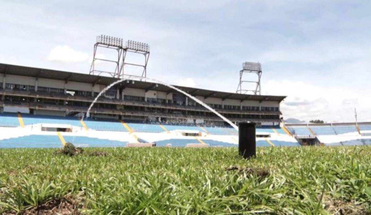 ¡Como mesa de billar! El Olímpico tiene una nueva cara para recibir a la Selección de Honduras frente a EUA