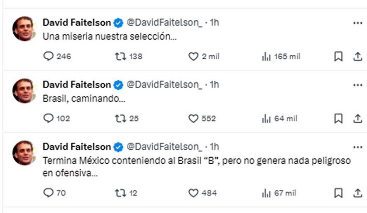 David Faitelson despotricó contra México: Así fue la reacción del prensa azteca ante la dura derrota contra Brasil