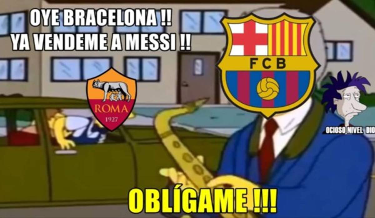 Crueles: Los mejores memes que dejó la nueva derrota del Barcelona ante la Roma