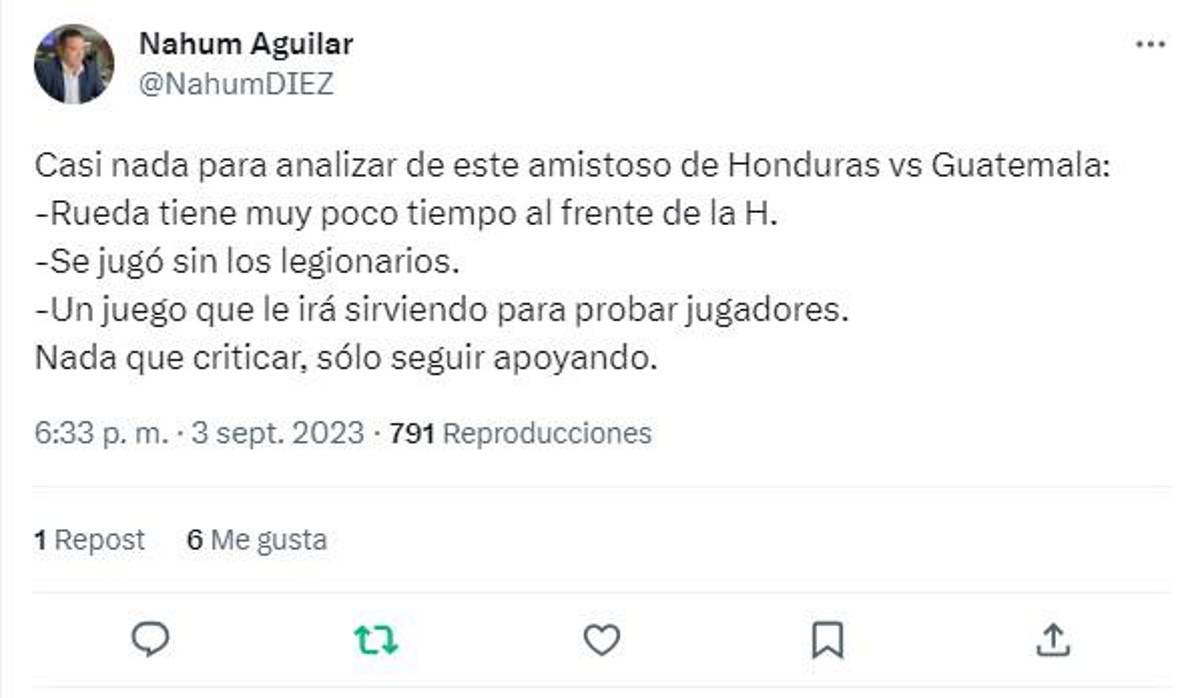 Lo que dicen los periodistas hondureños sobre el debut de Reinaldo Rueda con la Selección Nacional: “Pasa aprobación”