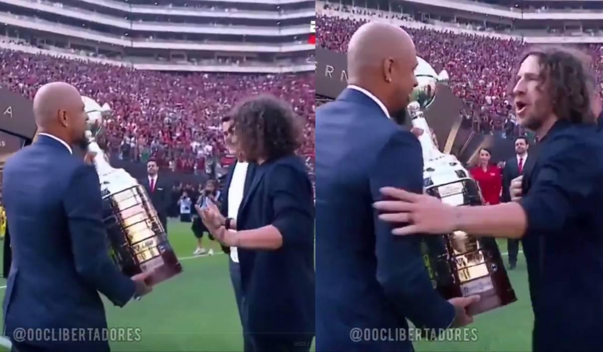 Puyol rechaza el trofeo de Copa Libertadores, el fallo del árbitro y el VAR; celebración de Flamengo y el récord que se rompió