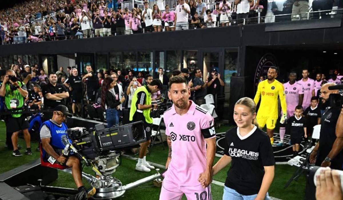 El gesto de Messi con la hija de Beckham, el invitado especial y la otra celebración de Marvel con el Inter de Miami