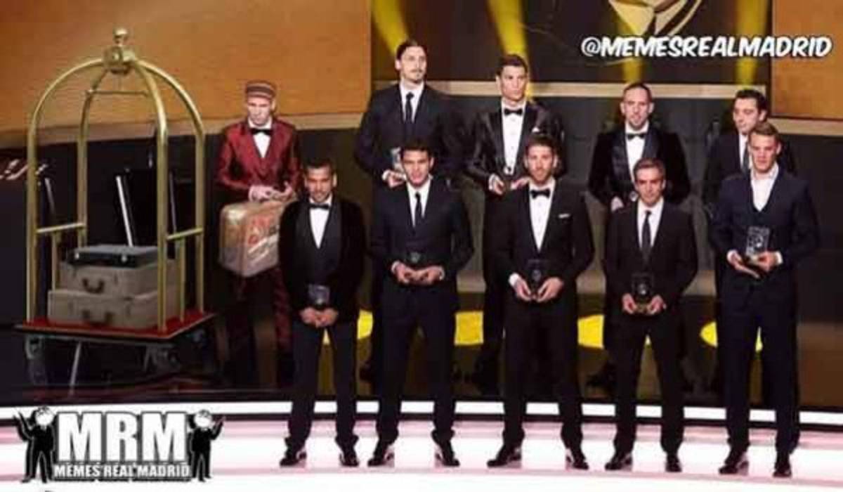 Los mejores memes de la entrega del Balón de Oro 2014