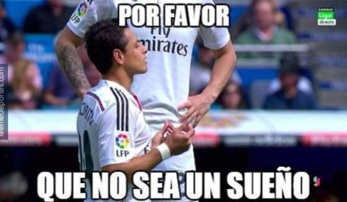 Chicharito Hernández es protagonista de los memes por su gol al Atlético