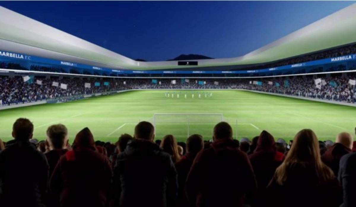 El estadio de 'Champions' que va a construir el Marbella FC: Centro comercial y hasta piscina