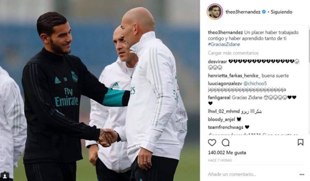 Emotivas palabras: Así se despidieron de Zidane los jugadores del Real Madrid en sus redes sociales