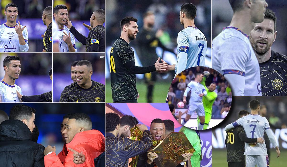 Así fue el último baile de Messi con Cristiano Ronaldo; las bromitas de Mbappé y Keylor Navas le dejó un duro recuerdo al portugués