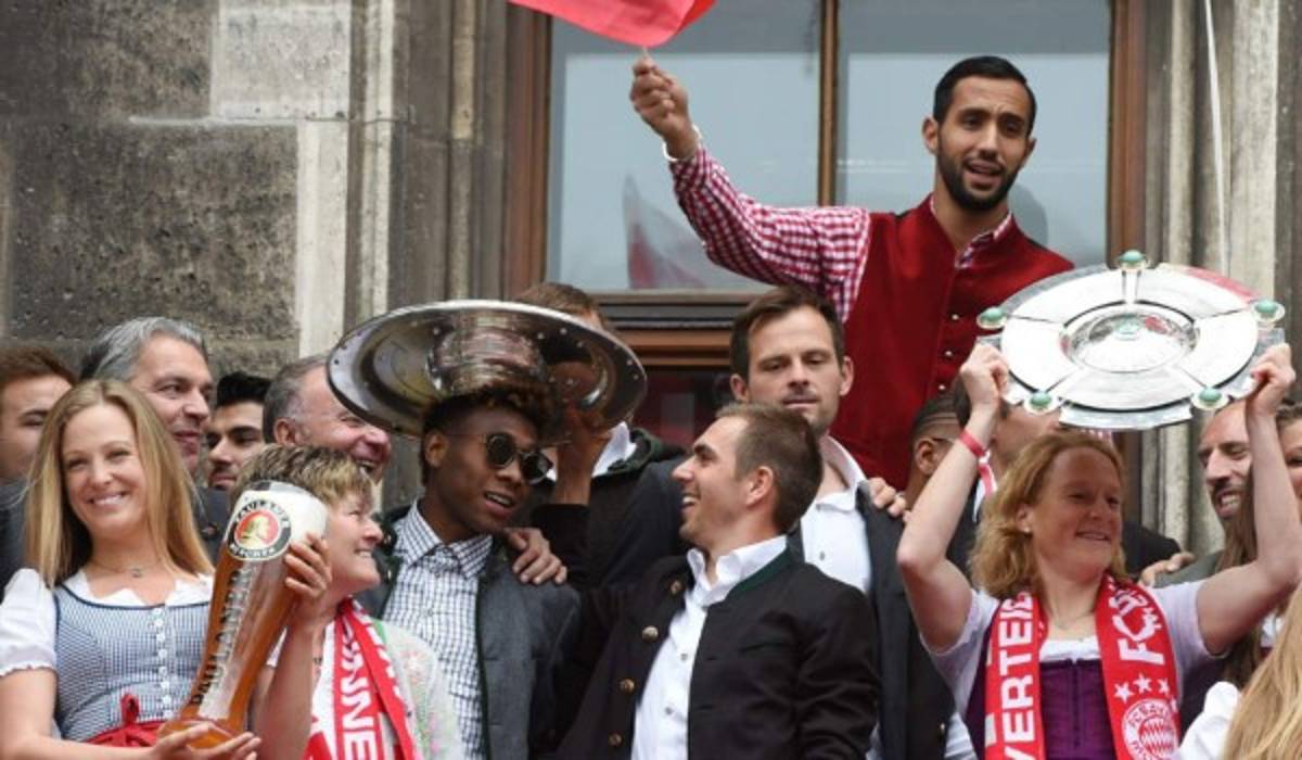 La espectacular celebración del Bayern Munich con su gente en la ciudad