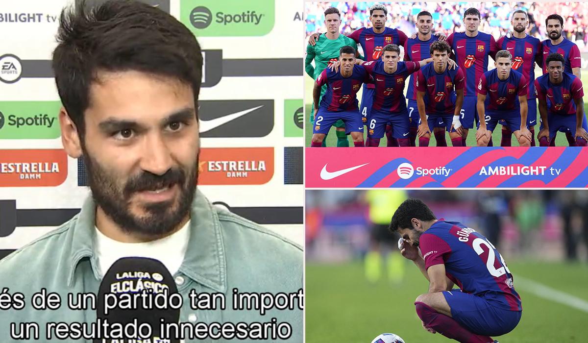 Gundogan y su dura crítica al vestuario del Barcelona tras perder el Clásico: “Esto es parte del problema”