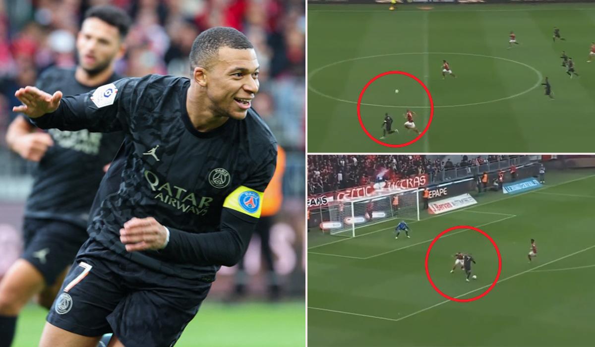 Mbappé marca en el 89: así fueron los dos goles que anotó para darle el triunfo al PSG sobre el Brest