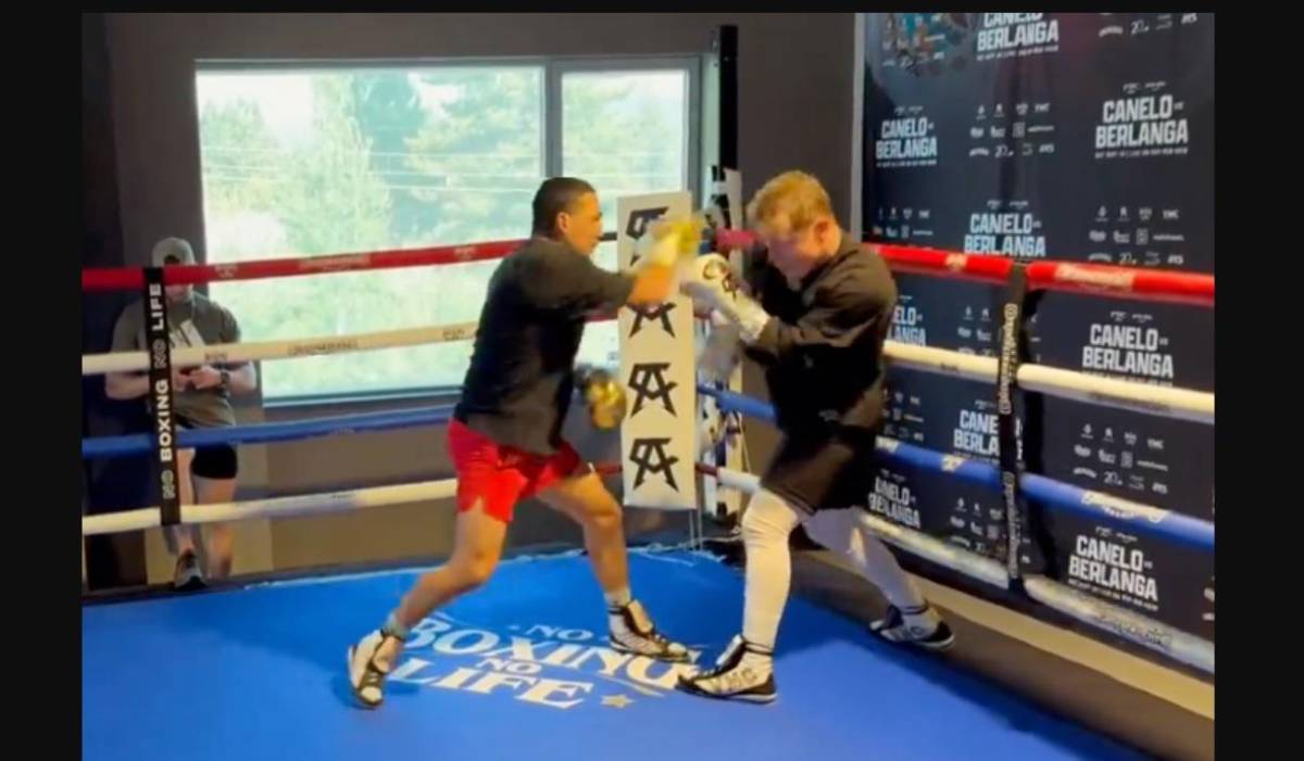 ¡Combate de lujo! El boxeador mexicano Canelo Álvarez se sube al ring con Teófimo López