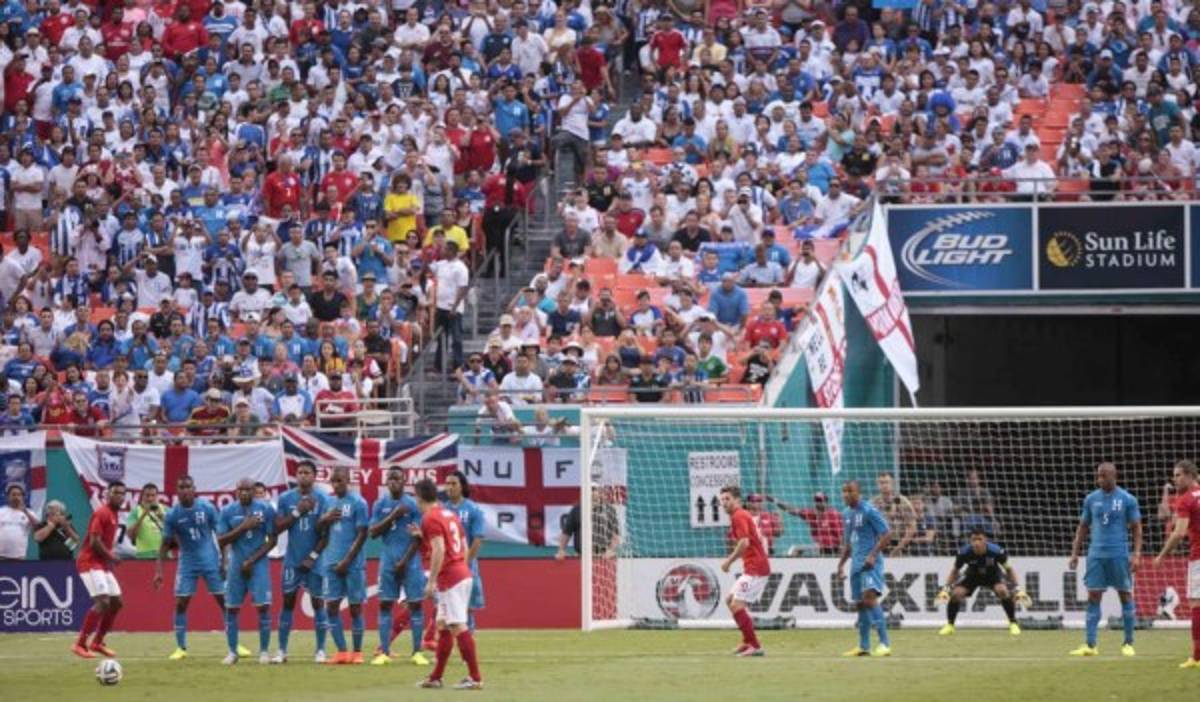 ¡Qué figuras! El amistoso de lujo de la Selección de Honduras hace 6 años: Ante Inglaterra en Miami