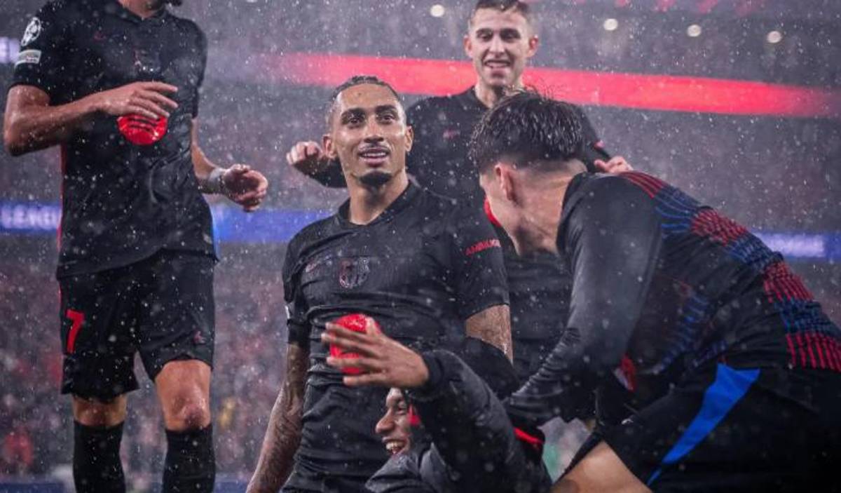 La esposa de Raphinha y los duros ataques tras la remontada del Barça: “Mono; tu hijo es de Koundé”