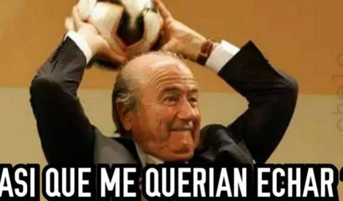 Los memes no perdonaron a Blatter y Platini