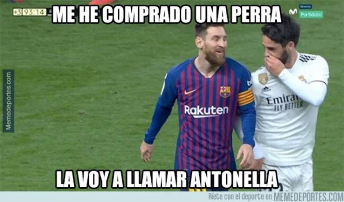 ¡Hasta Shakira! Los memes siguen masacrando al Real Madrid tras perder el Clásico