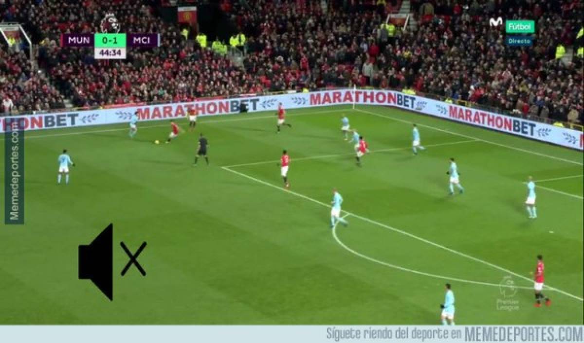 Los terribles memes que atacan al Manchester United tras caer ante el City