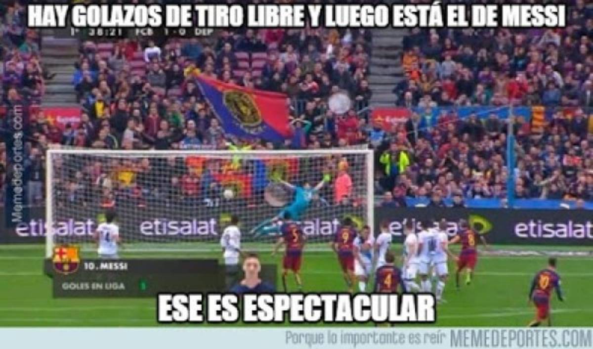 MEMES: Burlas contra Barcelona tras empatar con Deportivo La Coruña