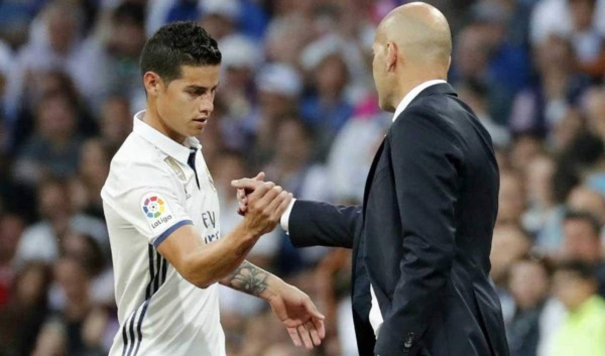 James Rodríguez rompe el silencio sobre Zidane: 'Tiene sus propios gustos por algunos jugadores y es respetable'