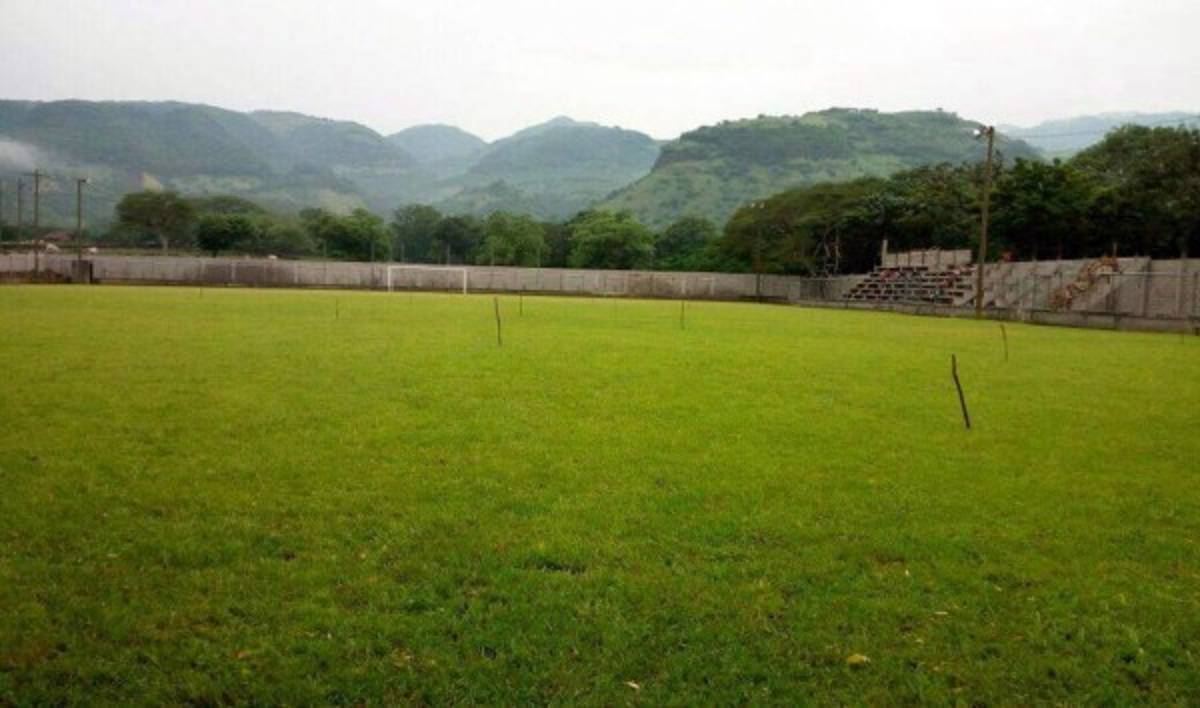 Así es el nuevo y moderno estadio que se construye en Orocuina, Choluteca