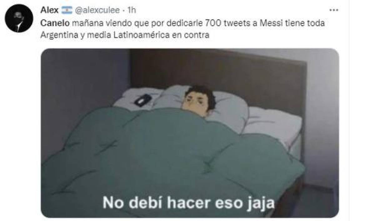 Para morir de risa: La oleada de divertidos memes que dejó la polémica entre Canelo Álvarez y Messi