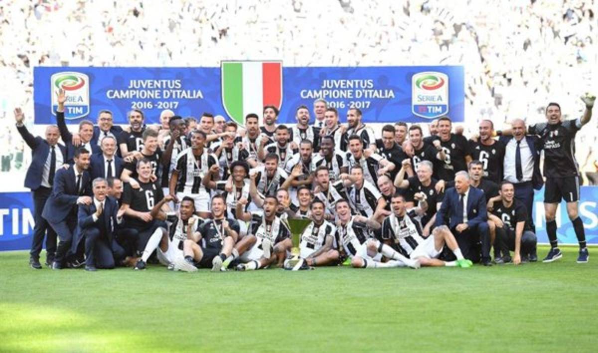 Así fue el espectacular festejo de la Juventus por su título en Italia