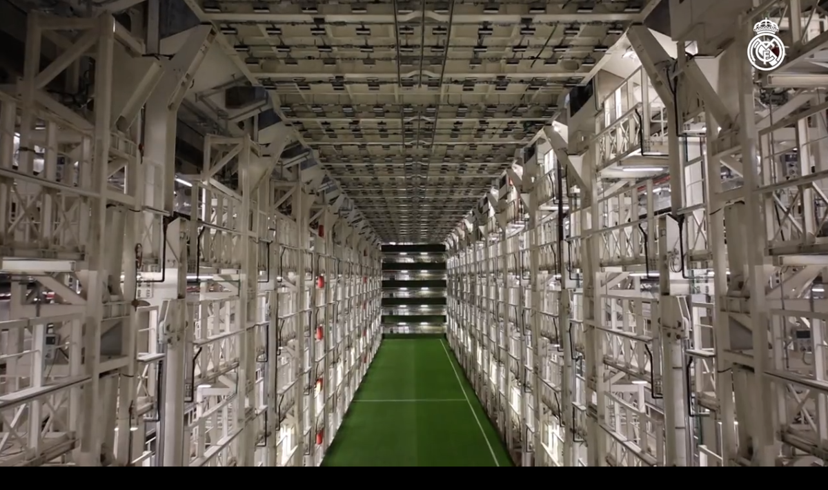 ¡Impresionante y de primer mundo! Así es el espectacular césped retráctil del nuevo Santiago Bernabéu, casa del Real Madrid