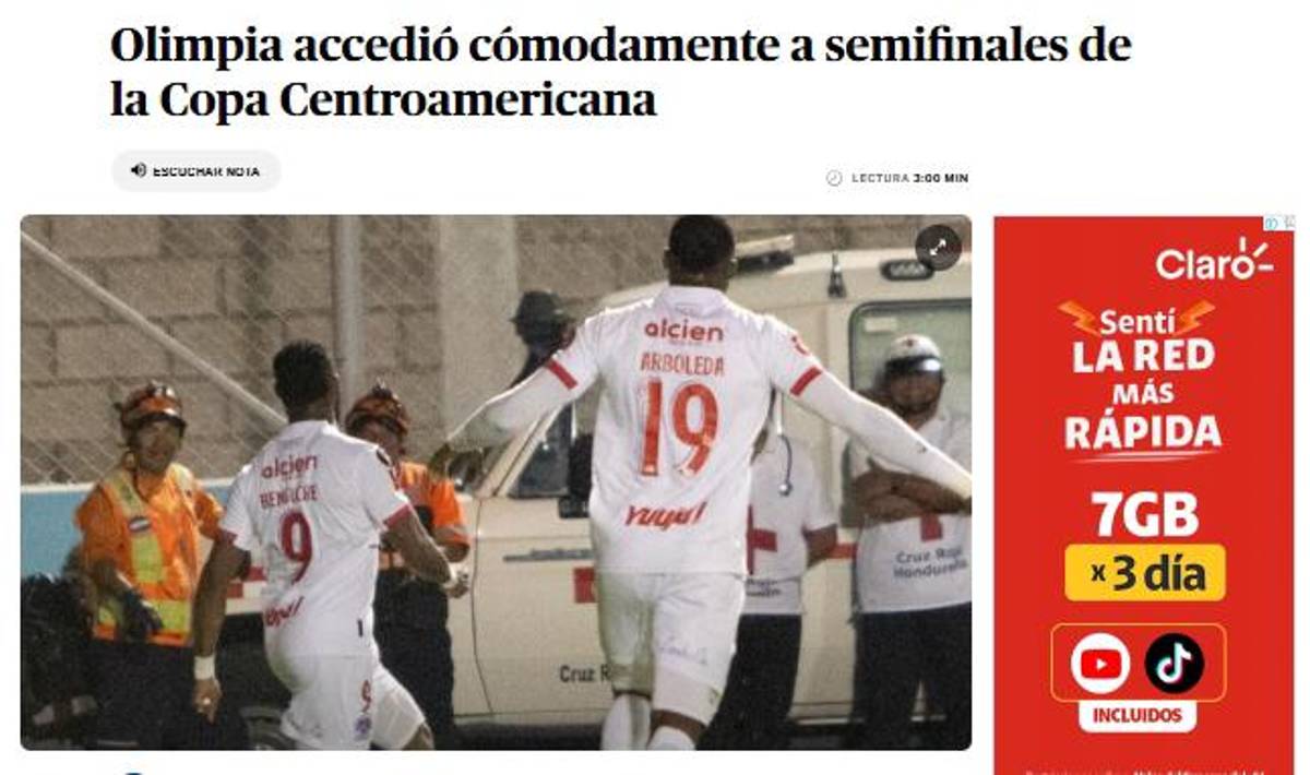 Prensa se rinde ante Olimpia por la clasificación y esto dicen en Costa Rica: El gigante vuelve a la fiesta; se cumplió lo previsto