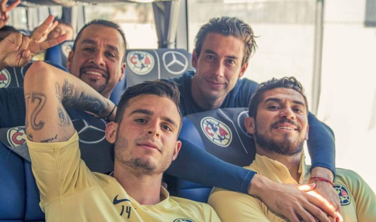 Liga MX: Así es el nuevo y espectacular bus del América; 'Piojo' Herrera lo estrenó