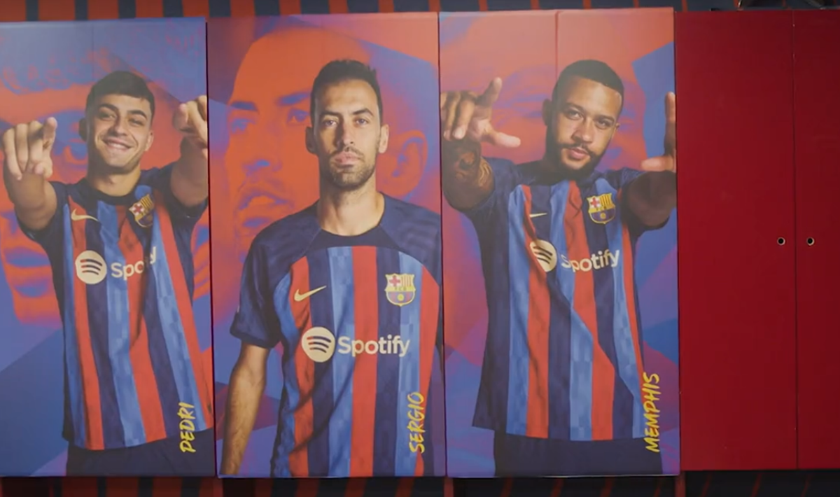 Barcelona aprovecha el parón del Mundial para remodelar su camerino y filtra por error los nuevos dorsales en el plantel