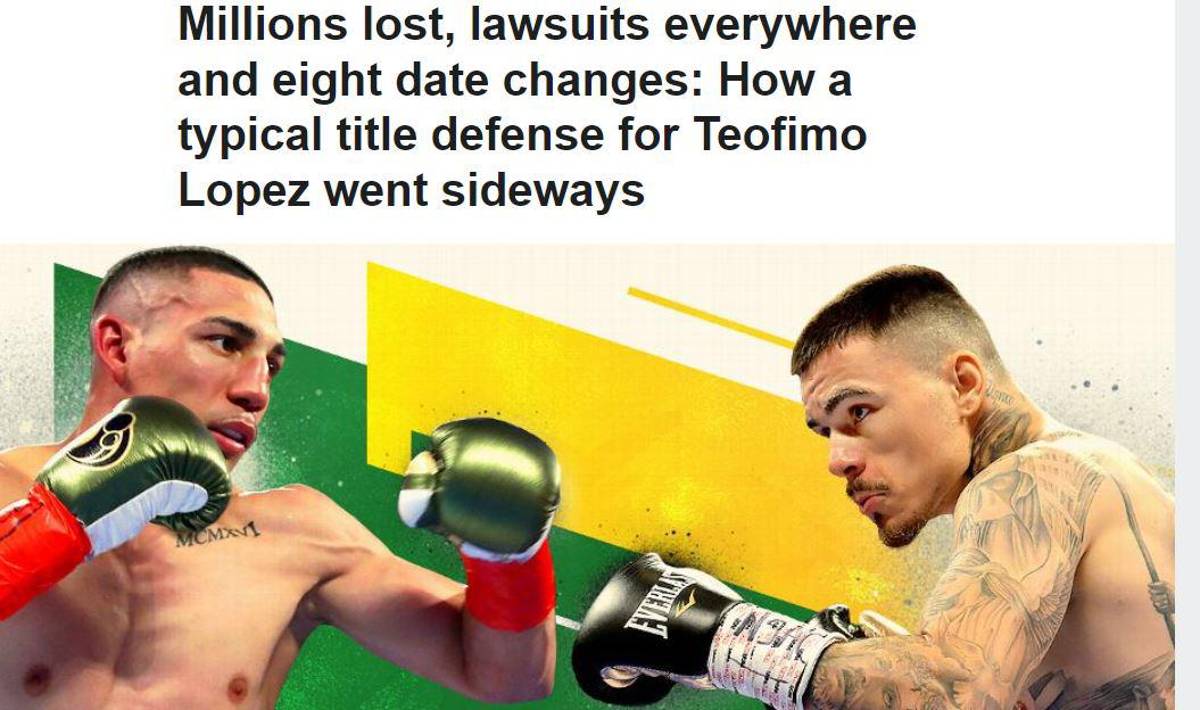 Teófimo López vs Georgie Kambosos, el mensaje de David Faitelson y todo lo que se dice en redes sobre la pelea