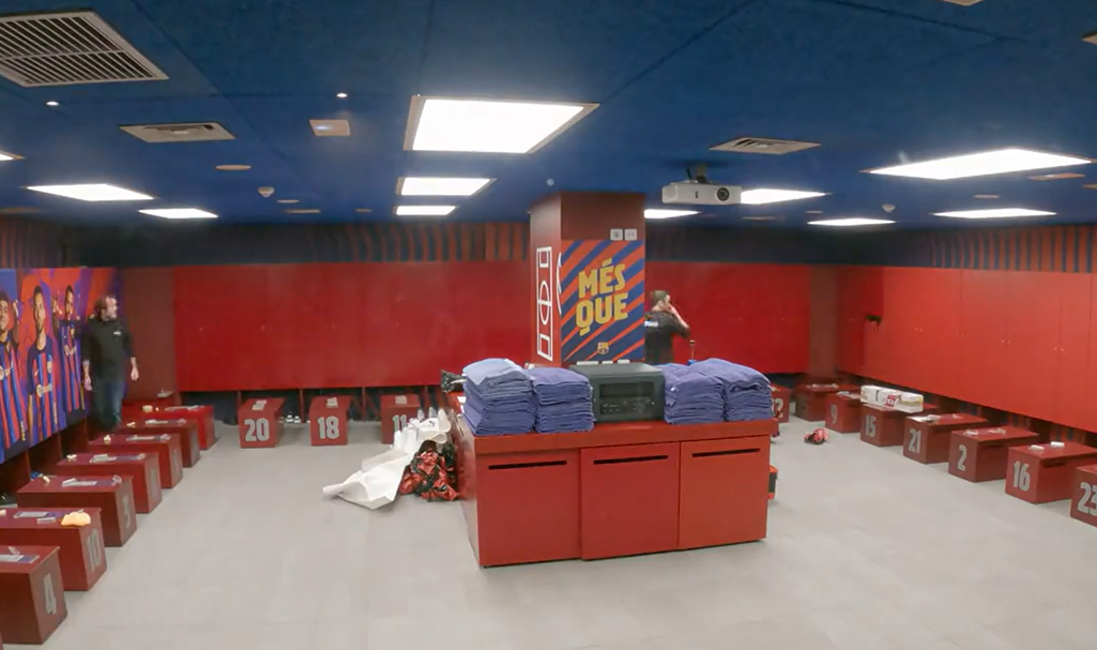 Barcelona aprovecha el parón del Mundial para remodelar su camerino y filtra por error los nuevos dorsales en el plantel