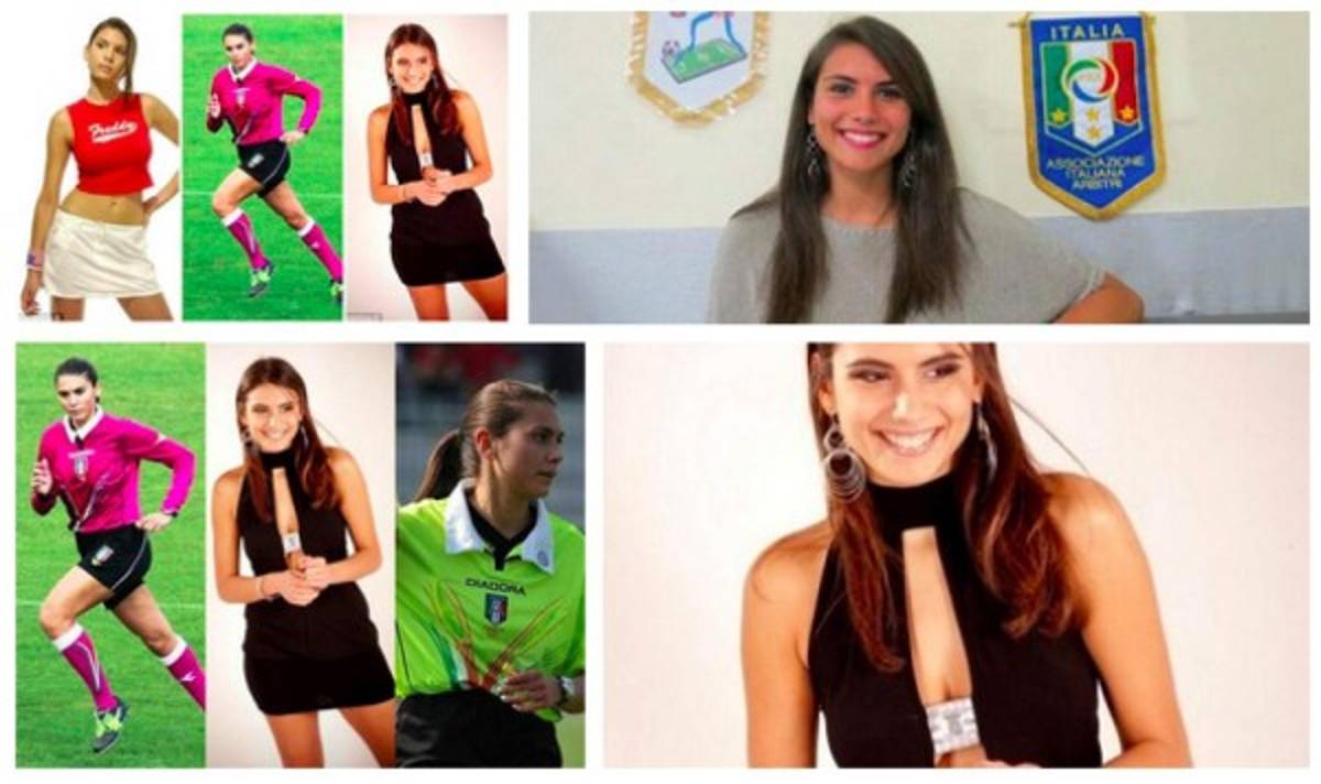 FOTOS: Elena Tambini, la árbitro que destaca en el fútbol italiano