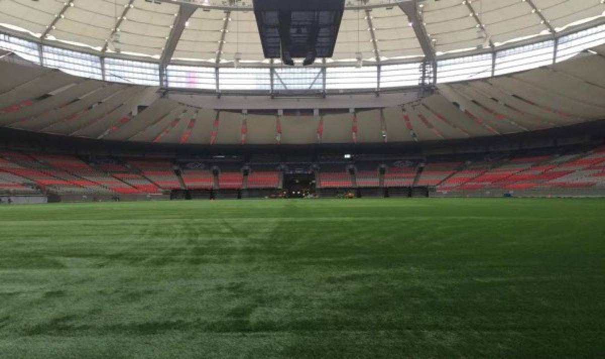 FOTOS: Conocé el BC Place Stadium, sede del debut eliminatorio de Honduras
