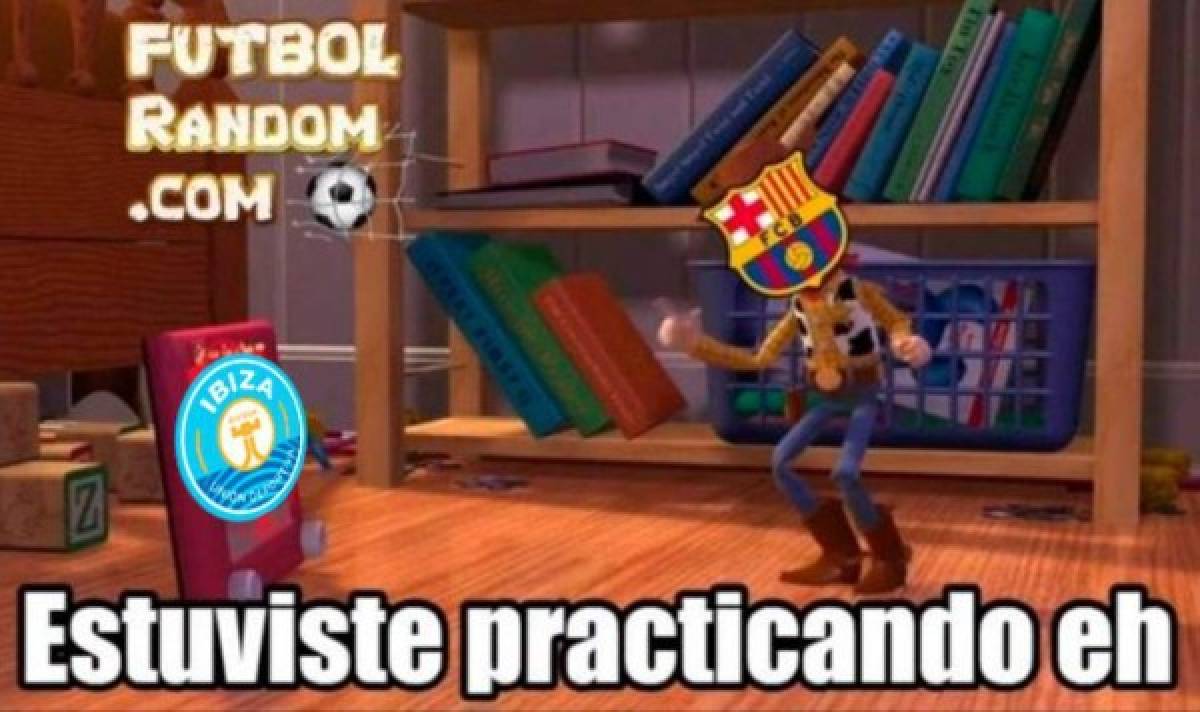 Los memes humillan al Barcelona tras sufrir ante el Ibiza en la Copa del Rey