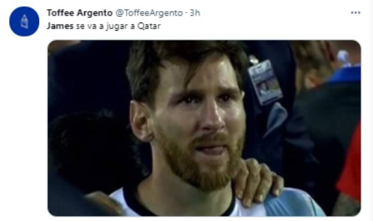 James Rodríguez es destrozado con divertidos memes por su eventual llegada al fútbol de Qatar