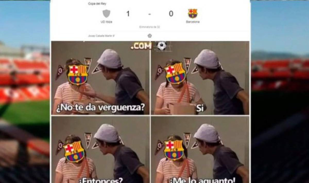 Los memes humillan al Barcelona tras sufrir ante el Ibiza en la Copa del Rey